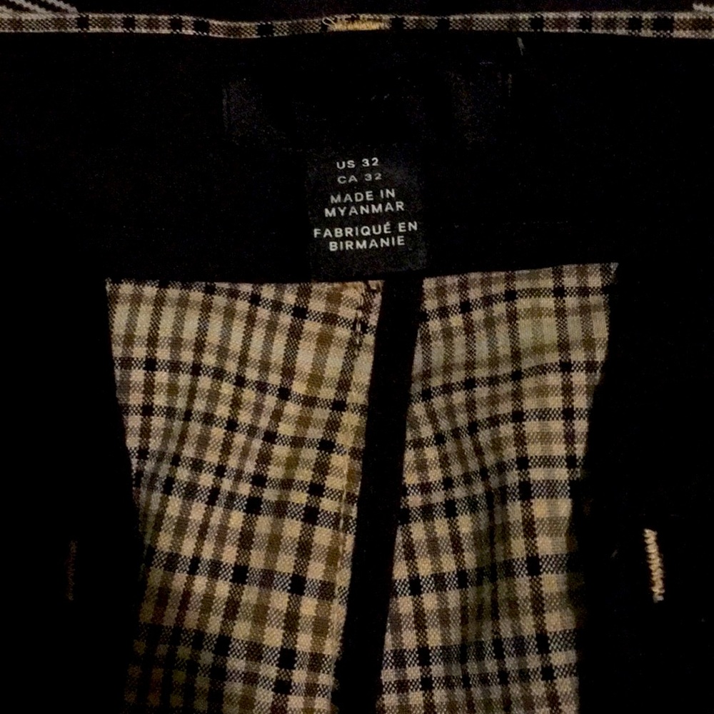 Plaid dress pants